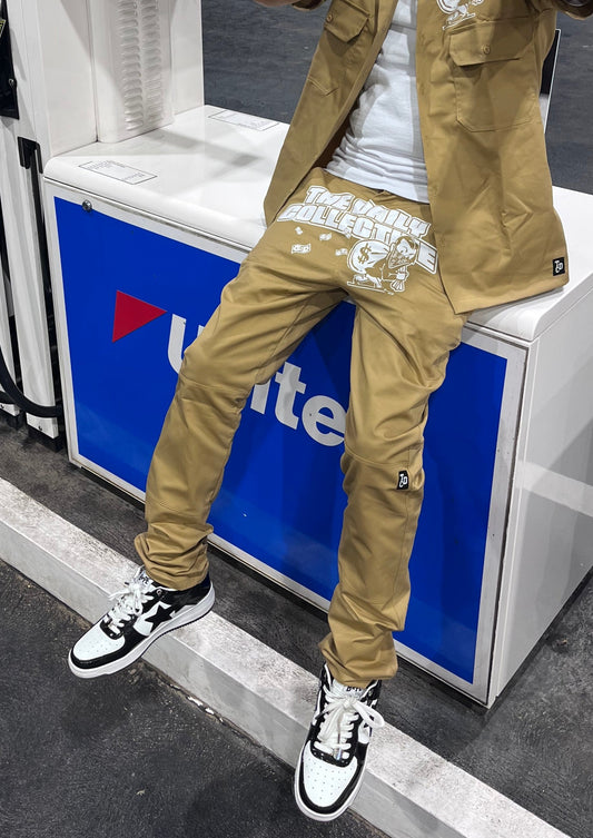 TAN BAG CHASER PANTS